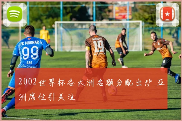 2002世界杯各大洲名额分配出炉 亚洲席位引关注
